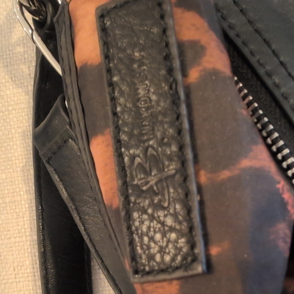 b. makowssky Black Hobo Bag Euc - Picture 5 of 13